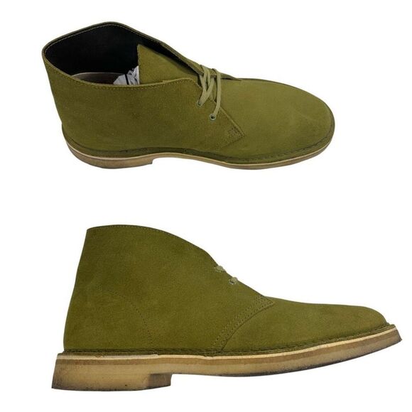 Clark’s Green Suede Leather Chukka Boots Men’s Size 8.5M main image 5